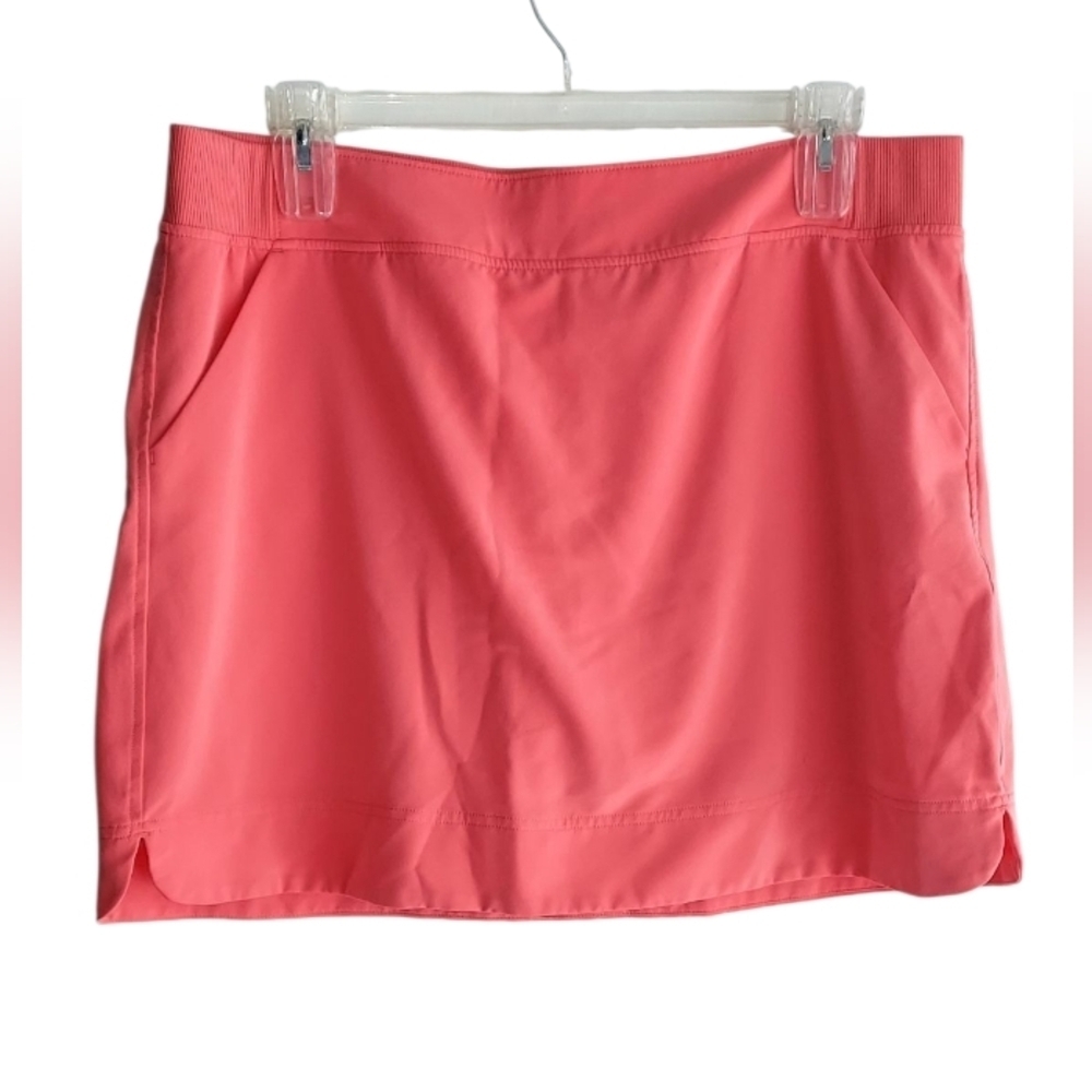 32 Degrees Coral Pink Skirt With Shorts And Pockets